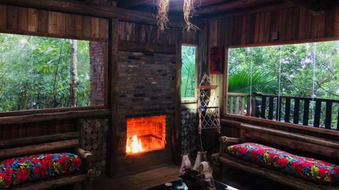 Chalé Itaimbézinho - Vista noturna